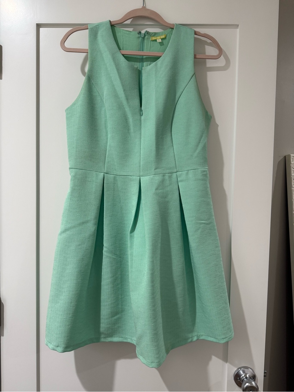 Gianni Bini Mint Green Fit-and-Flare Mini Dress